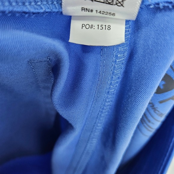 Figs Scrub Pants Womens XXS Petite Livingston Straight Leg Comfortable Blue - Picture 8 of 10